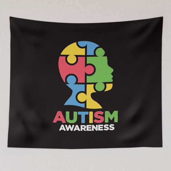 Item preview, Autism Awareness Puzzle Head Autistic Support Family Health designed and sold by TomGiantDesigns.