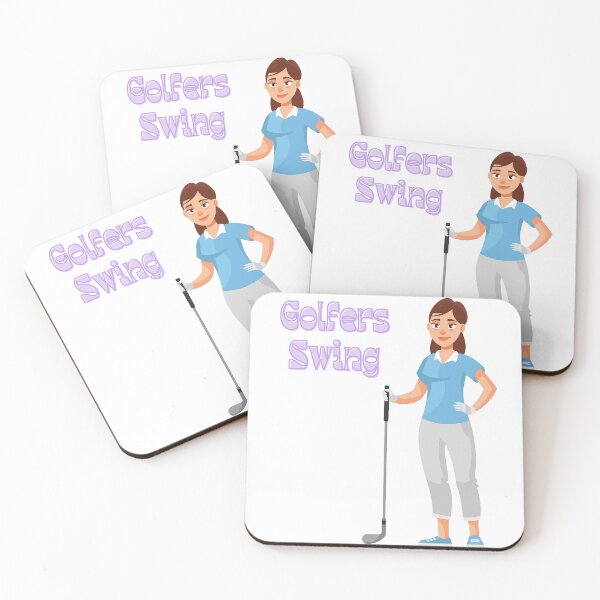 Item preview, Golfers Swing Design With Woman Golfer  designed and sold by debmund.