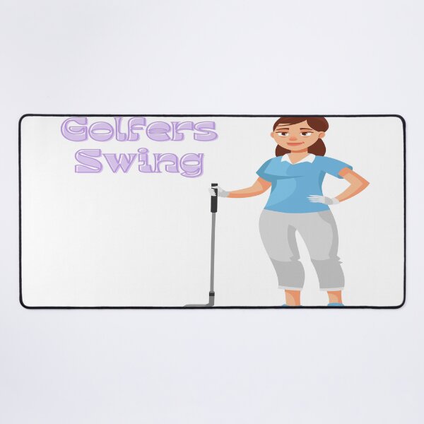 Item preview, Golfers Swing Design With Woman Golfer designed and sold by debmund.