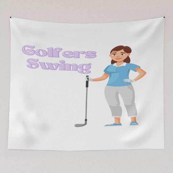 Item preview, Golfers Swing Design With Woman Golfer  designed and sold by debmund.