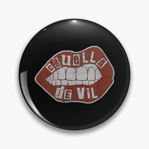 Item preview, Cruella De Vil Red Lips Logo designed and sold by n4naa.