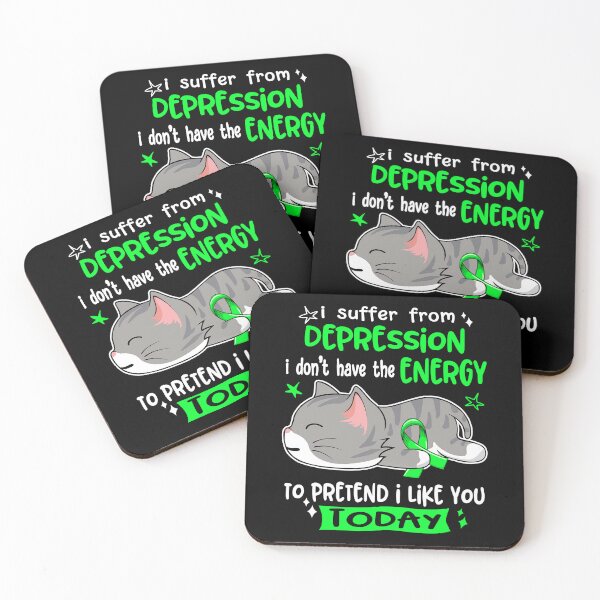 Item preview, Depression Awareness, I Suffer From Depression i don't have the ENERGY to Pretend i like you Today designed and sold by Tammyilaria.