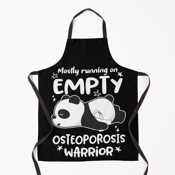 Item preview, Osteoporosis Awareness - Mostly Running On Empty Osteoporosis Warrior designed and sold by Hilten.
