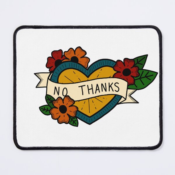 Item preview, No Thanks Heart 1 designed and sold by thirdearprints.