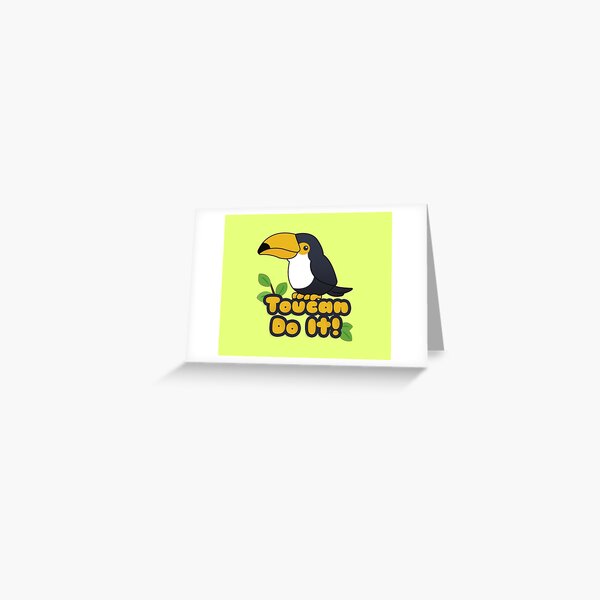 Vista previa del artículo con la obra «¡Tucán lo hace!», diseñado y vendido por L Webster.