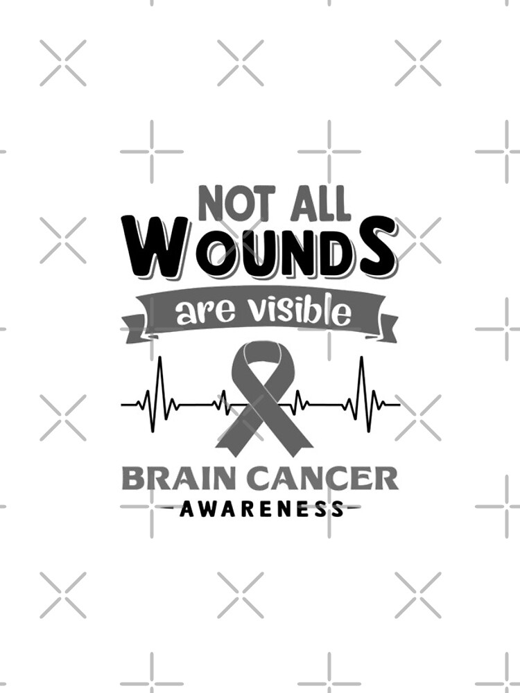 Thumbnail 4 of 4, iPhone Case, Brain Cancer Awareness - Not Every Disability Is Visible designed and sold by RidnerStore.