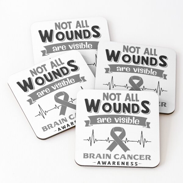 Item preview, Brain Cancer Awareness - Not Every Disability Is Visible designed and sold by RidnerStore.