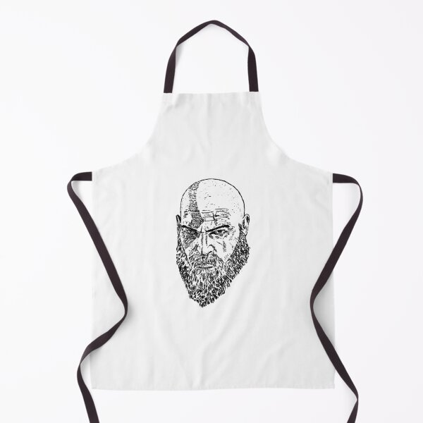 Artikelvorschau, kratos zeichnung skizze gow griechisch ragnarök entworfen und verkauft von xzdesigns.