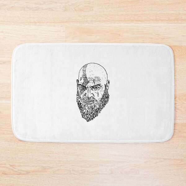 Artikelvorschau, kratos zeichnung skizze gow griechisch ragnarök entworfen und verkauft von xzdesigns.