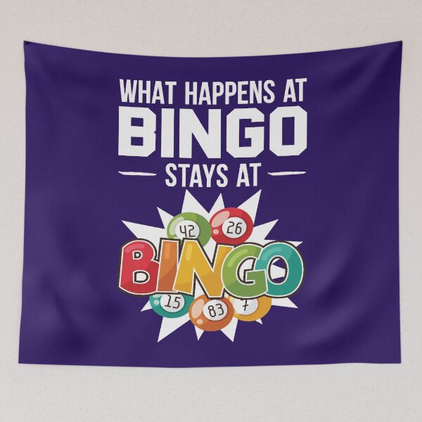 Item preview, Funny What Happens At Bingo Stays At Bingo Game designed and sold by BodieSomali.