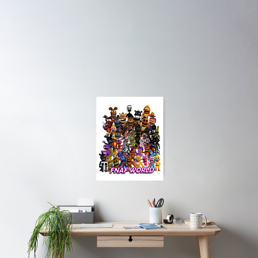 Fnaf world Art Board Print for Sale by orvalalderen