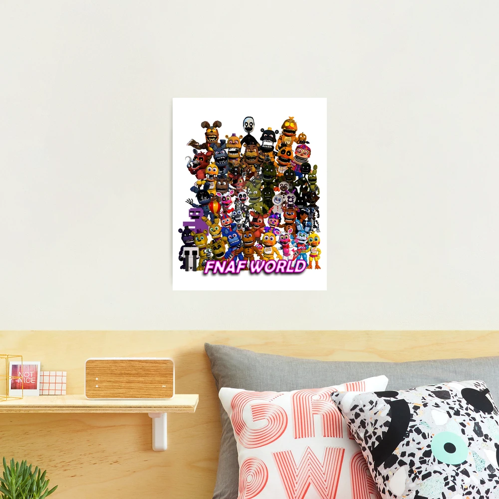 Fnaf world Art Board Print for Sale by orvalalderen