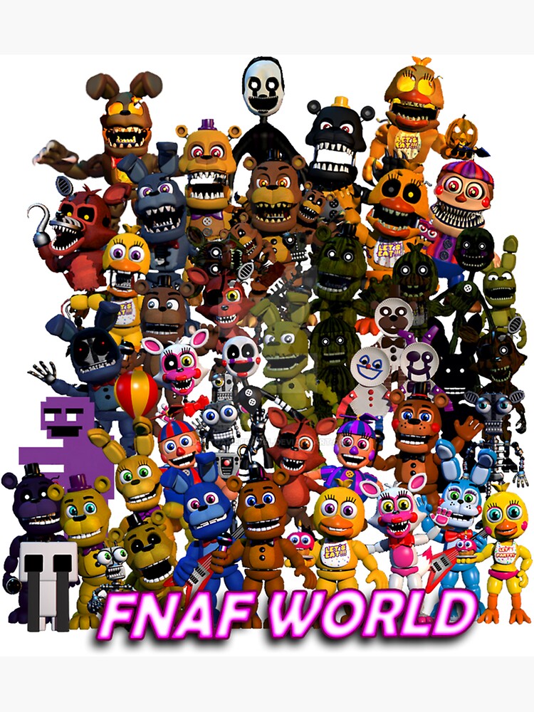 Fnaf World Magnets for Sale