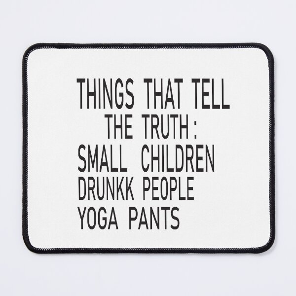 Item preview, things that tell the truth yoga pants  designed and sold by ASSOUKI9.