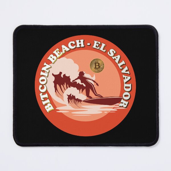 Item preview, Bitcoin Beach, El Zonte, El Salvador - Surfer Girl designed and sold by johnta17.