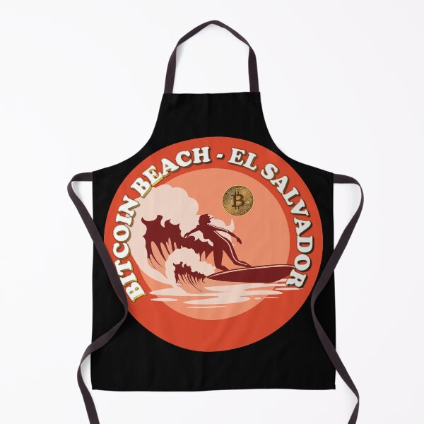 Item preview, Bitcoin Beach, El Zonte, El Salvador - Surfer Girl designed and sold by johnta17.