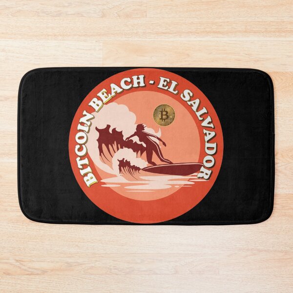 Item preview, Bitcoin Beach, El Zonte, El Salvador - Surfer Girl designed and sold by johnta17.