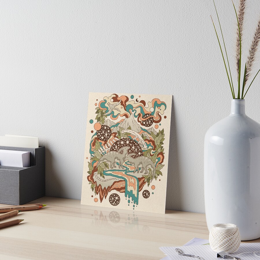 Item preview, Art Board Print designed and sold by OMEGAFAUNA.