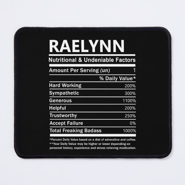 Item preview, Raelynn Name T Shirt - Raelynn Nutritional And Undeniable Factors Gift Item Tee designed and sold by wardorion9.