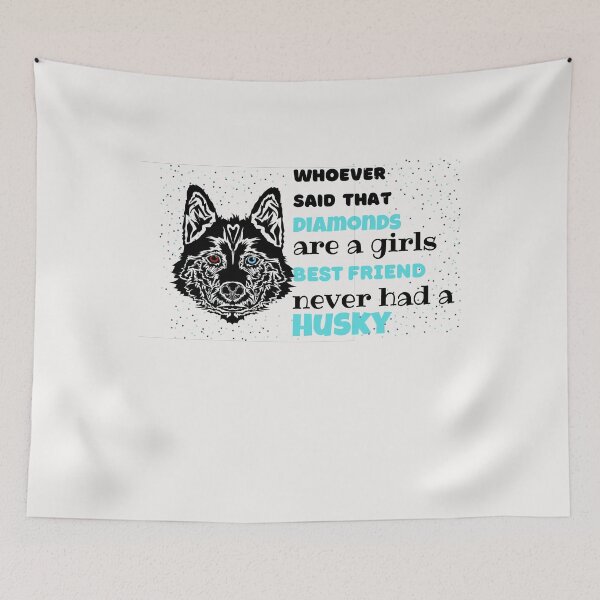 Item preview, Husky Are A Girls Best Friend Dog Mom designed and sold by SENMARO100.
