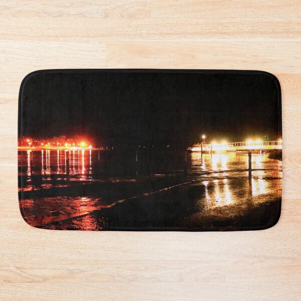 Item preview, Macleay Island and Karragarra Island Ferry Terminals at Night designed and sold by Geoff Treagus.