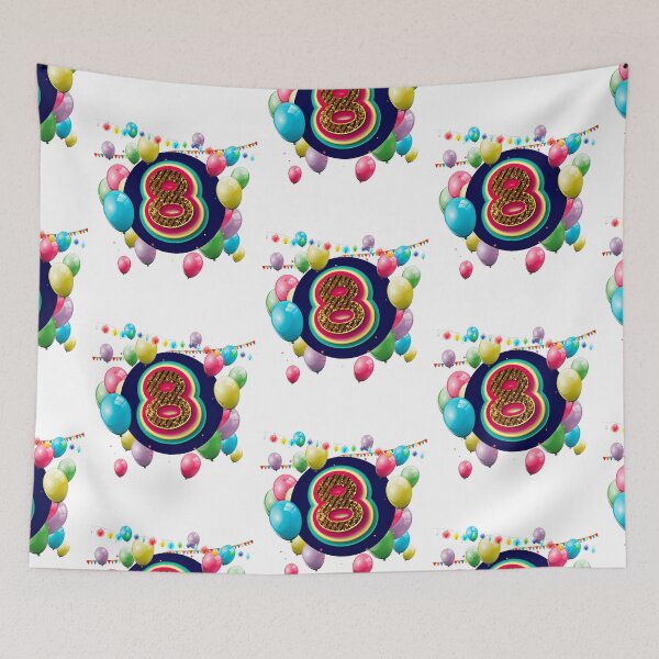Item preview, Queens princess king Kids Birthday Age 8 shirt designed and sold by bestdesign4u.