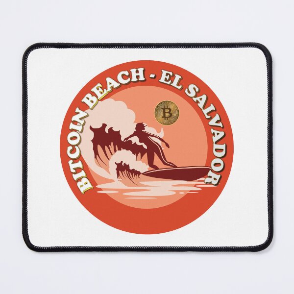 Item preview, Bitcoin Beach, El Zonte, El Salvador - Surfer Girl designed and sold by johnta17.