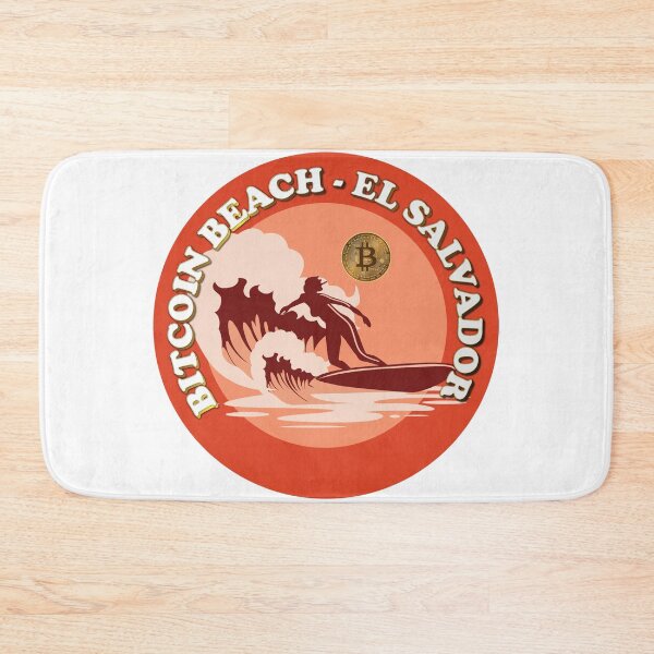 Item preview, Bitcoin Beach, El Zonte, El Salvador - Surfer Girl designed and sold by johnta17.