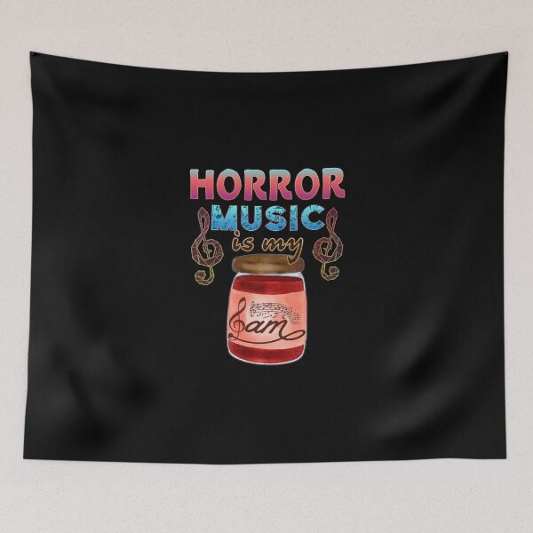 Item preview, Horror Music Is My Jam Pullover Sweatshirt designed and sold by elliottbow.