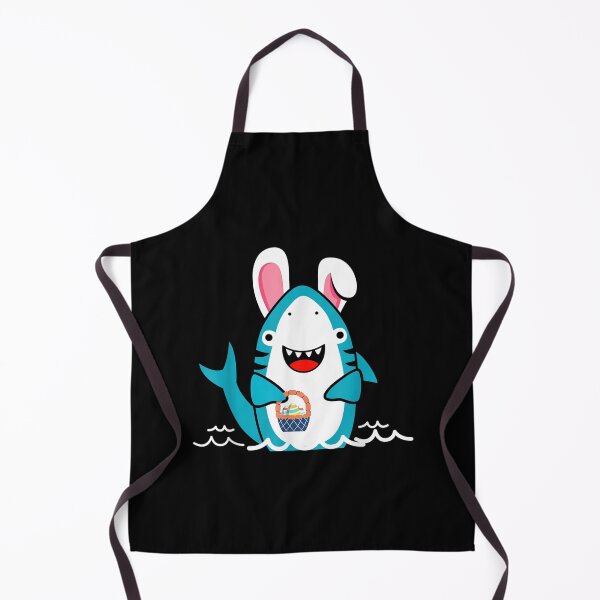 Item preview, Shark Rabbit Ears Colourful Egg Basket Kids Easter Shark T-Shirt designed and sold by shop luisant.