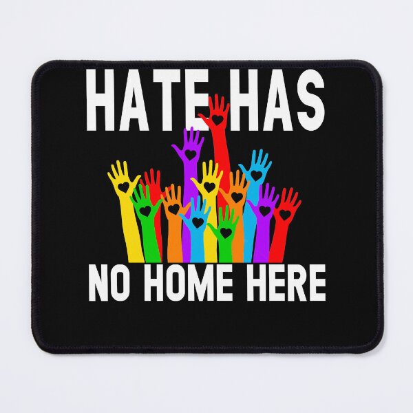 Item preview, Hate Has No Home Here Poster designed and sold by Simeon	 Dorelus.