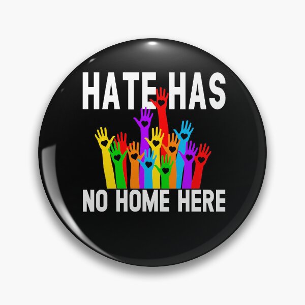Item preview, Hate Has No Home Here Poster designed and sold by Simeon	 Dorelus.