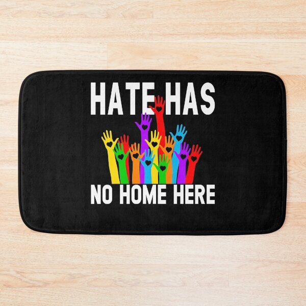 Item preview, Hate Has No Home Here Poster designed and sold by Simeon	 Dorelus.