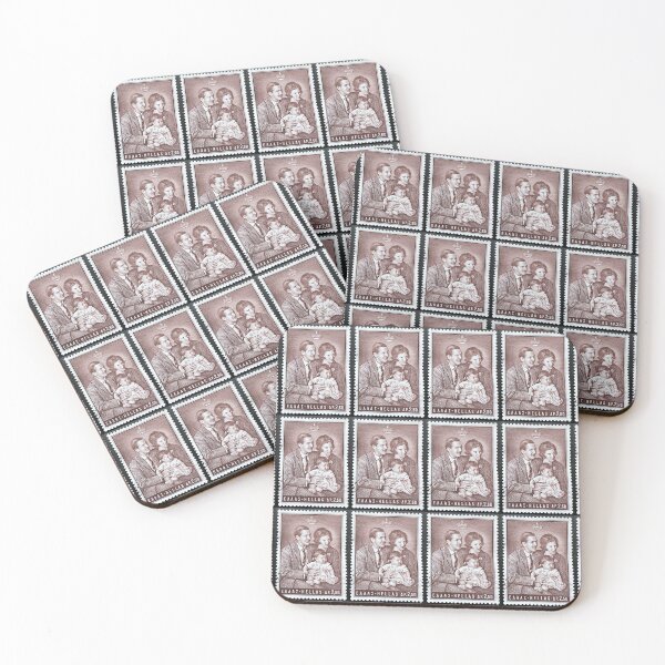 Item preview, Family Portrait Vintage Postage Stamp designed and sold by Factory57.