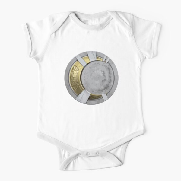 Moon  Logo Beautiful  Short Sleeve Baby One-Piece