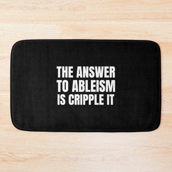 Item preview, The Answer To Ableism Is Cripple It designed and sold by BinhKhiemshop.
