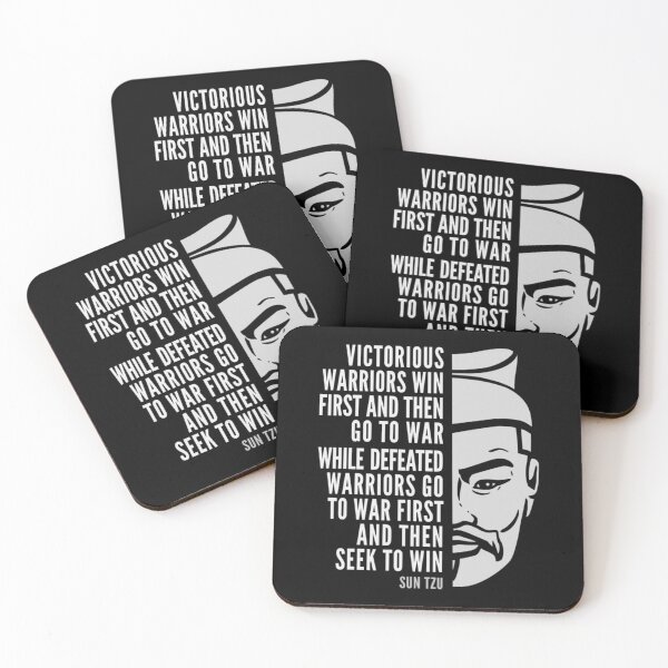 Item preview, Sun Tzu Inspirational Quote Victorious and Defeated Warriors designed and sold by BinhKhiemshop.