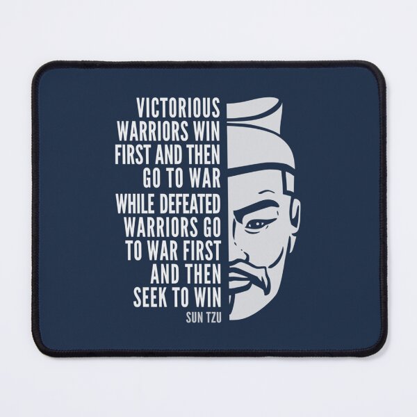 Item preview, Sun Tzu Inspirational Quote Victorious and Defeated Warriors designed and sold by BinhKhiemshop.