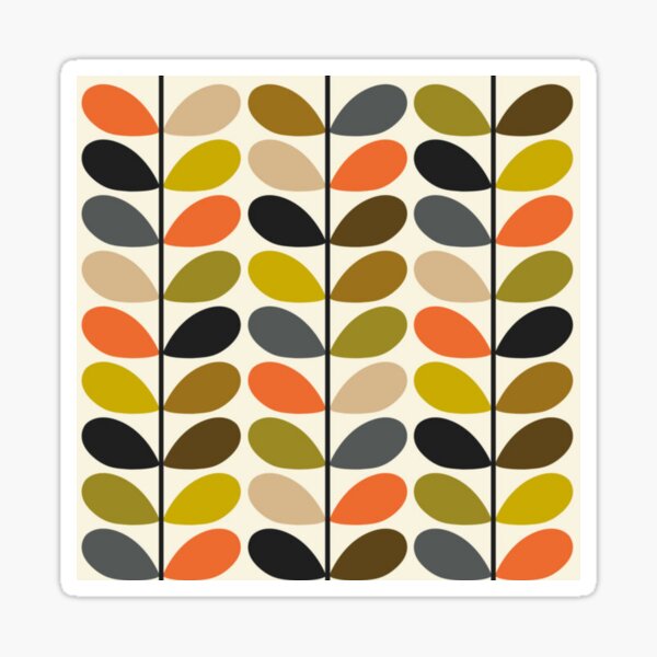 "orla kiely colorful multi stem flowers,kiely pattern,orla kiely design " Sticker by sandraoils