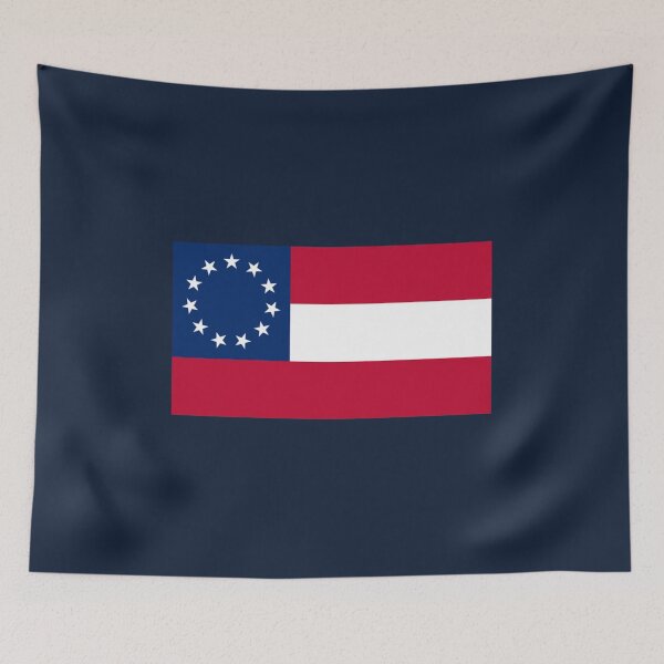 Item preview, Stars  Bars USA America First American National Flag 11 stars 1861 on BLACK designed and sold by BinhKhiemshop.