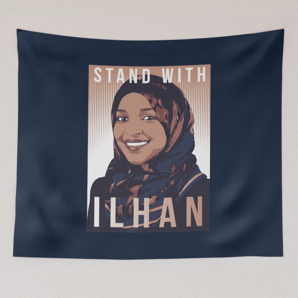 Item preview, Stand With Ilhan Omar designed and sold by BinhKhiemshop.