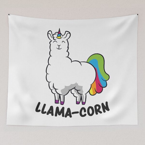 Item preview, Funny Llama Unicorn Llamacorn designed and sold by ShijiKuwana.
