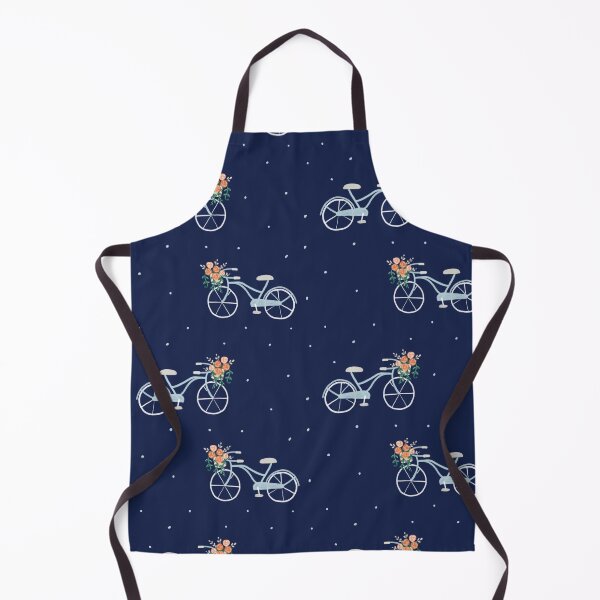 Item preview, Blue bike with pink flowers pattern designed and sold by Brigidmalloy.
