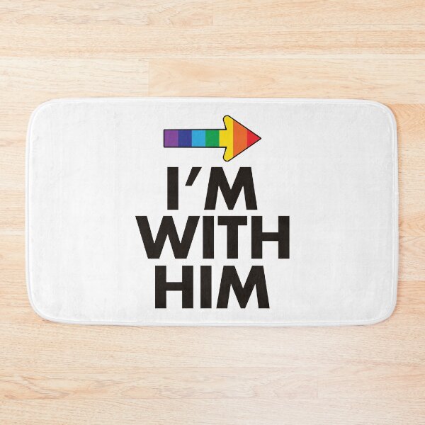 Item preview, I Am With Her - I Am With Him Gay Couples designed and sold by ShijiKuwana.