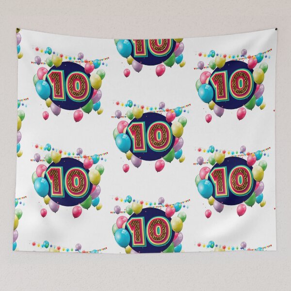 Item preview, Queens princess king Kids Birthday Age 10 shirt designed and sold by bestdesign4u.