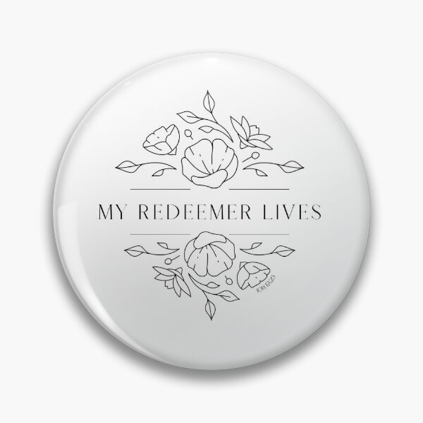 Item preview, My Redeemer Lives (blackline graphic) designed and sold by alksongbird.
