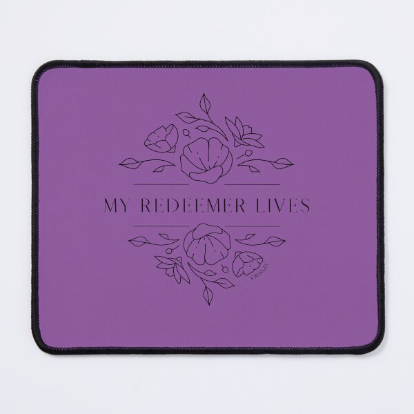 Item preview, My Redeemer Lives (blackline graphic) designed and sold by alksongbird.