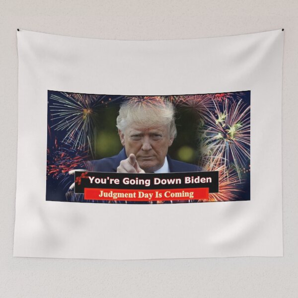 Item preview,  You're going down Joe Biden Red designed and sold by Rowena Jones.