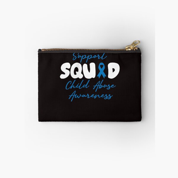 Item preview, Support Squad Child Abuse Prevention Month Blue Ribbon designed and sold by TomGiantDesigns.