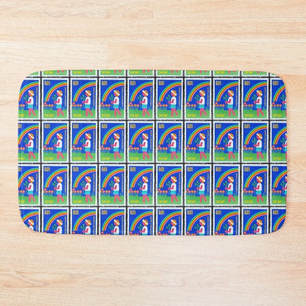 Item preview, Rainbow Flower Girl Arbor Day Vintage Postage Stamp designed and sold by Factory57.